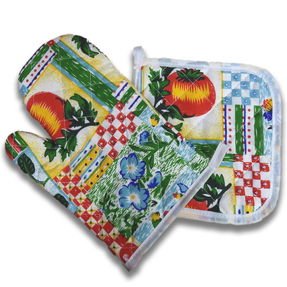 Pot Holder + Oven Mitt (New)