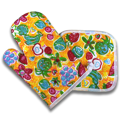Pot Holder + Oven Mitt (New)
