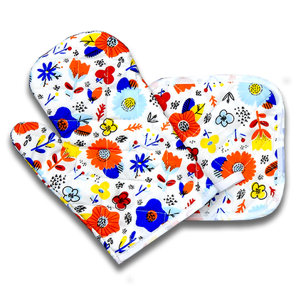 Pot Holder + Oven Mitt (New)