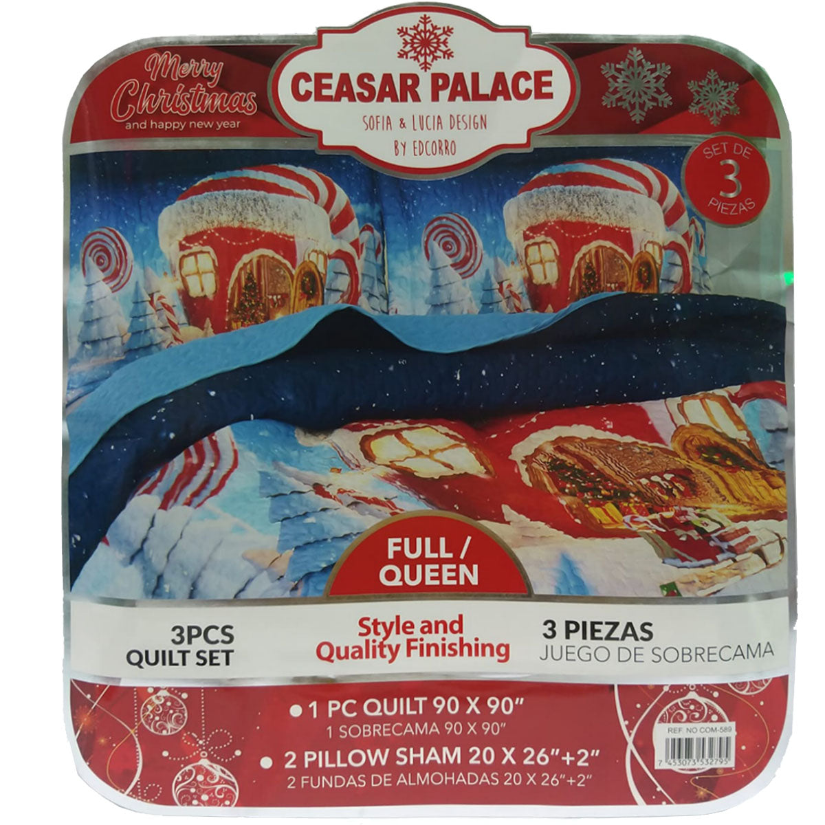 Ceasar Palace Quilt Set