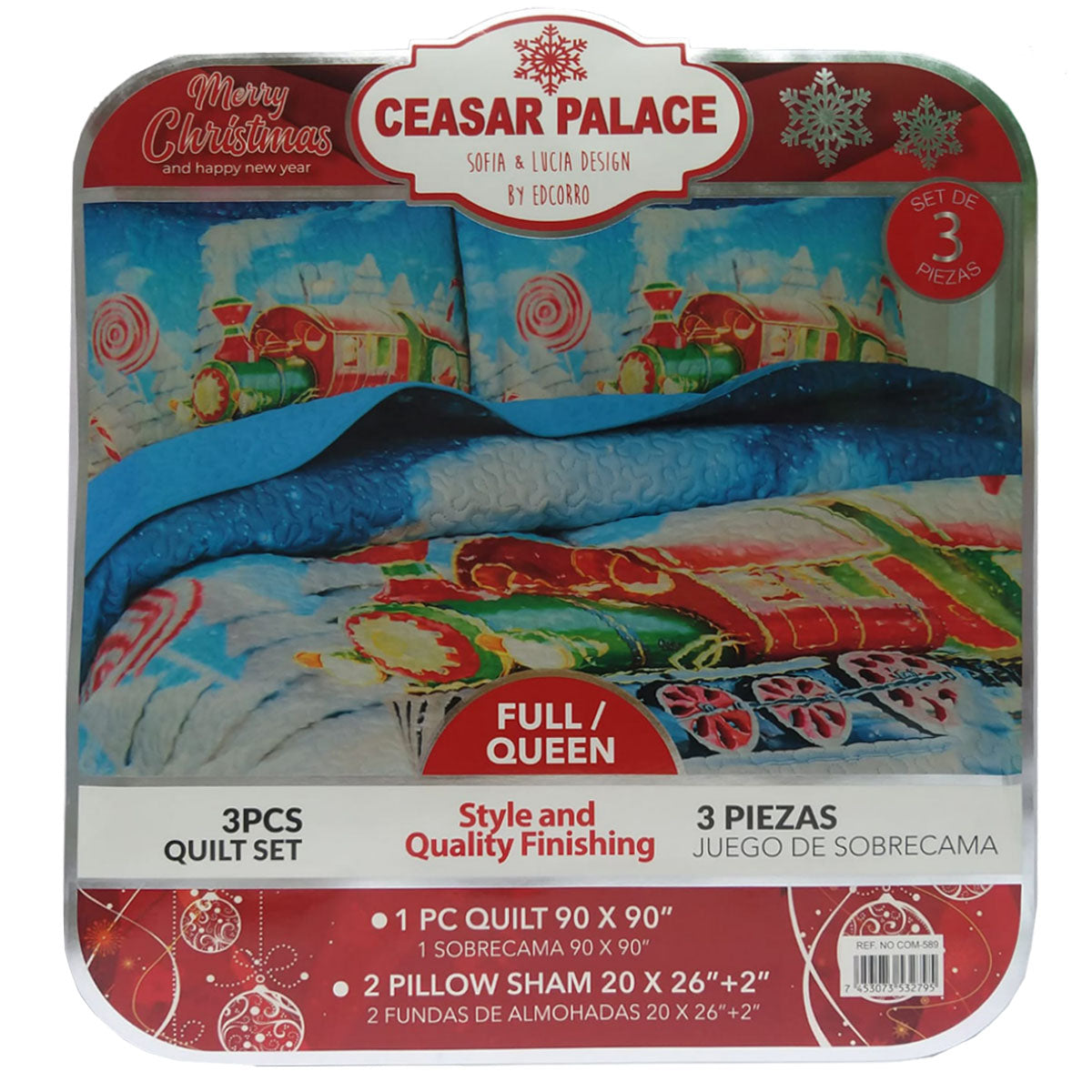 Ceasar Palace Quilt Set