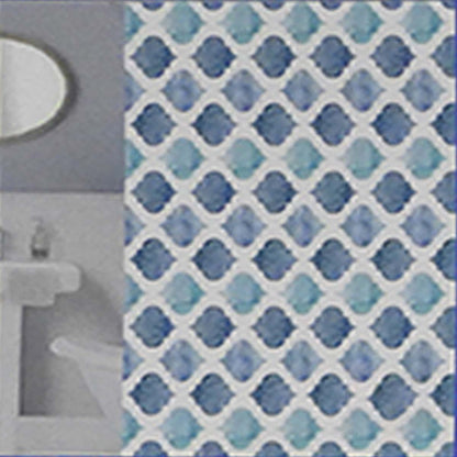 Diamond Printed Shower Curtain