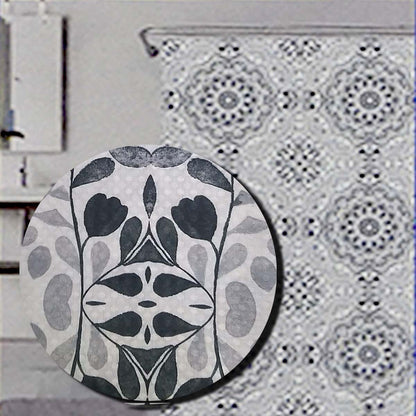 Diamond Printed Shower Curtain