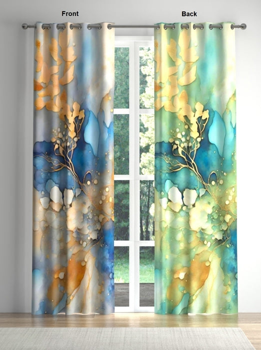 Serene Bloom Reversible Blackout Panel