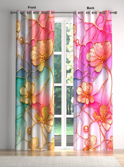 Crystal Garden Reversible Blackout Panel