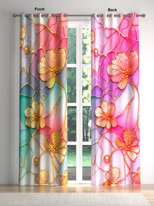 Crystal Garden Reversible Blackout Panel