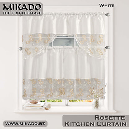 Rossette Kitchen Curtain Set