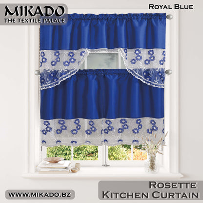 Rossette Kitchen Curtain Set