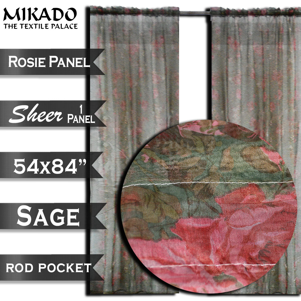 Rosie Sheer Panel