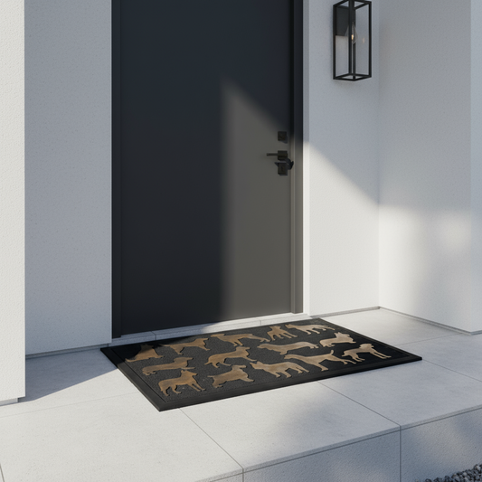 Outdoor Welcome Mat | Metallic Finish | Rubber