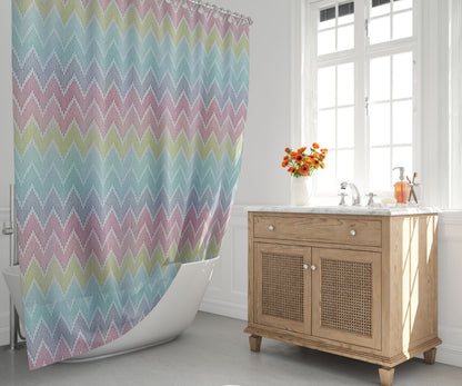 Rasberrie Shower Curtains + Window Curtain Set