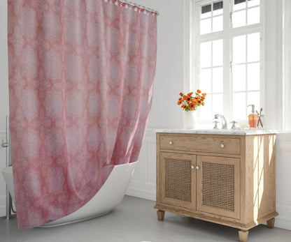 Rasberrie Shower Curtains + Window Curtain Set