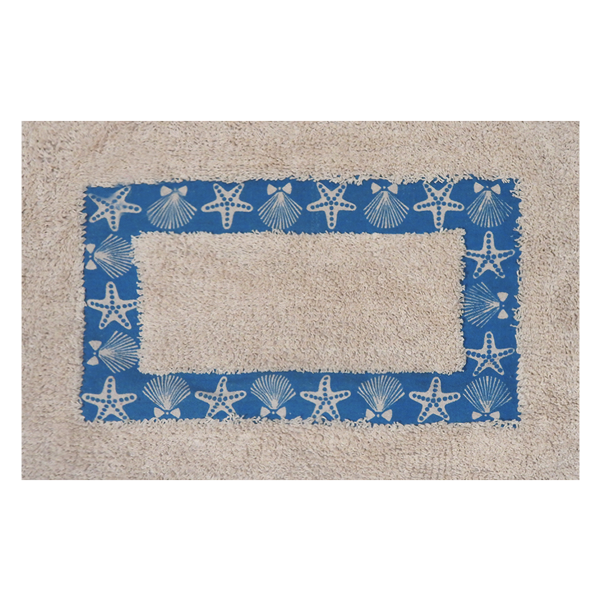 Cotton Floor Mat (Beach, Fish)