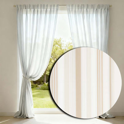 Equilibrium Sheer Drop Curtain Fabric