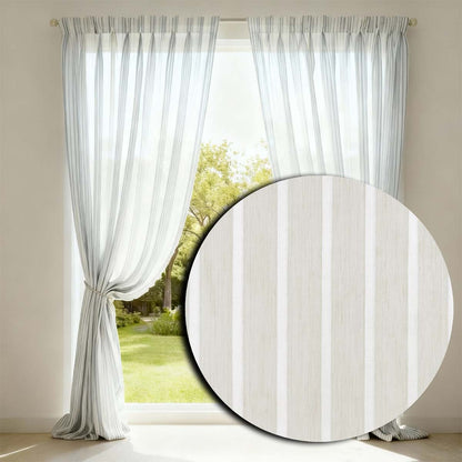 Equilibrium Sheer Drop Curtain Fabric