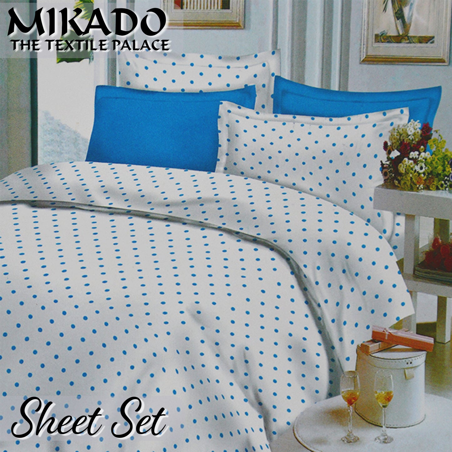 PolkaDot/ Striped Sheet Set