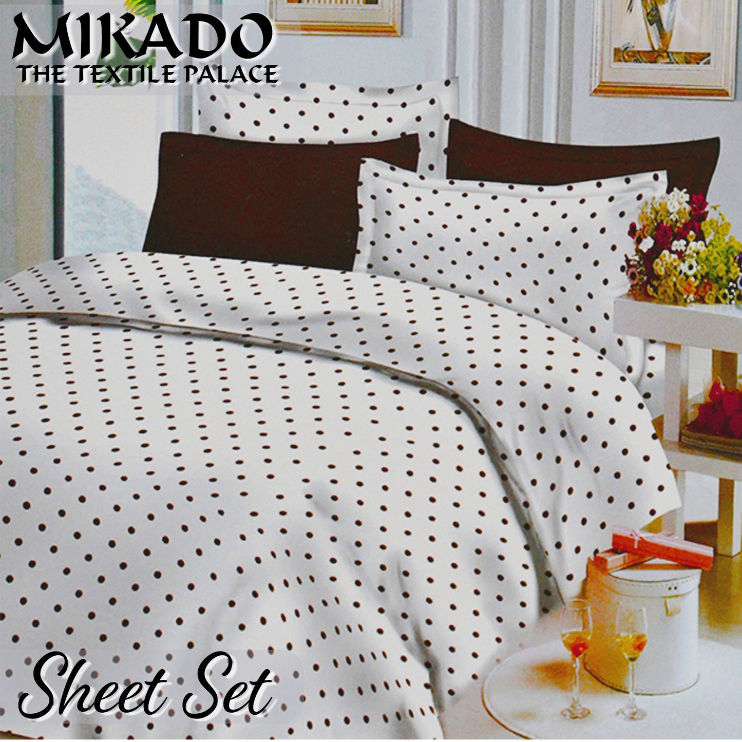 PolkaDot/ Striped Sheet Set