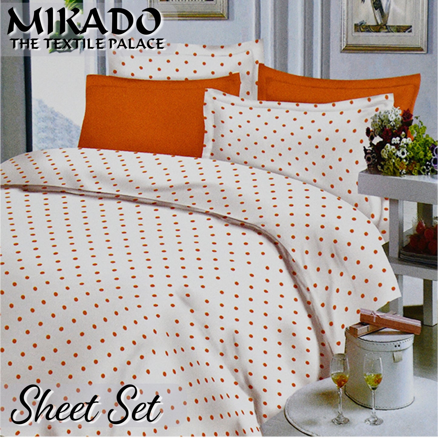 PolkaDot/ Striped Sheet Set