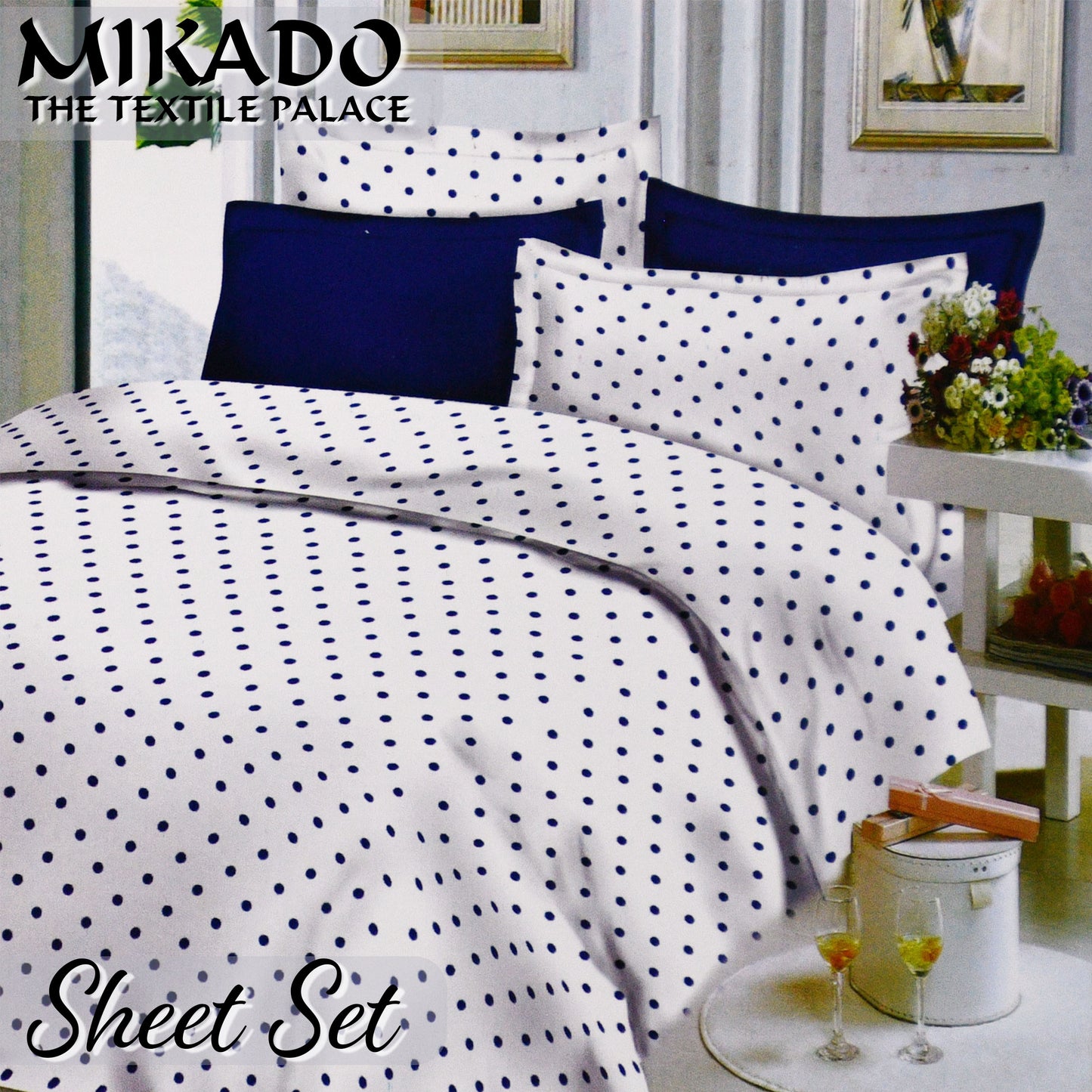 PolkaDot/ Striped Sheet Set