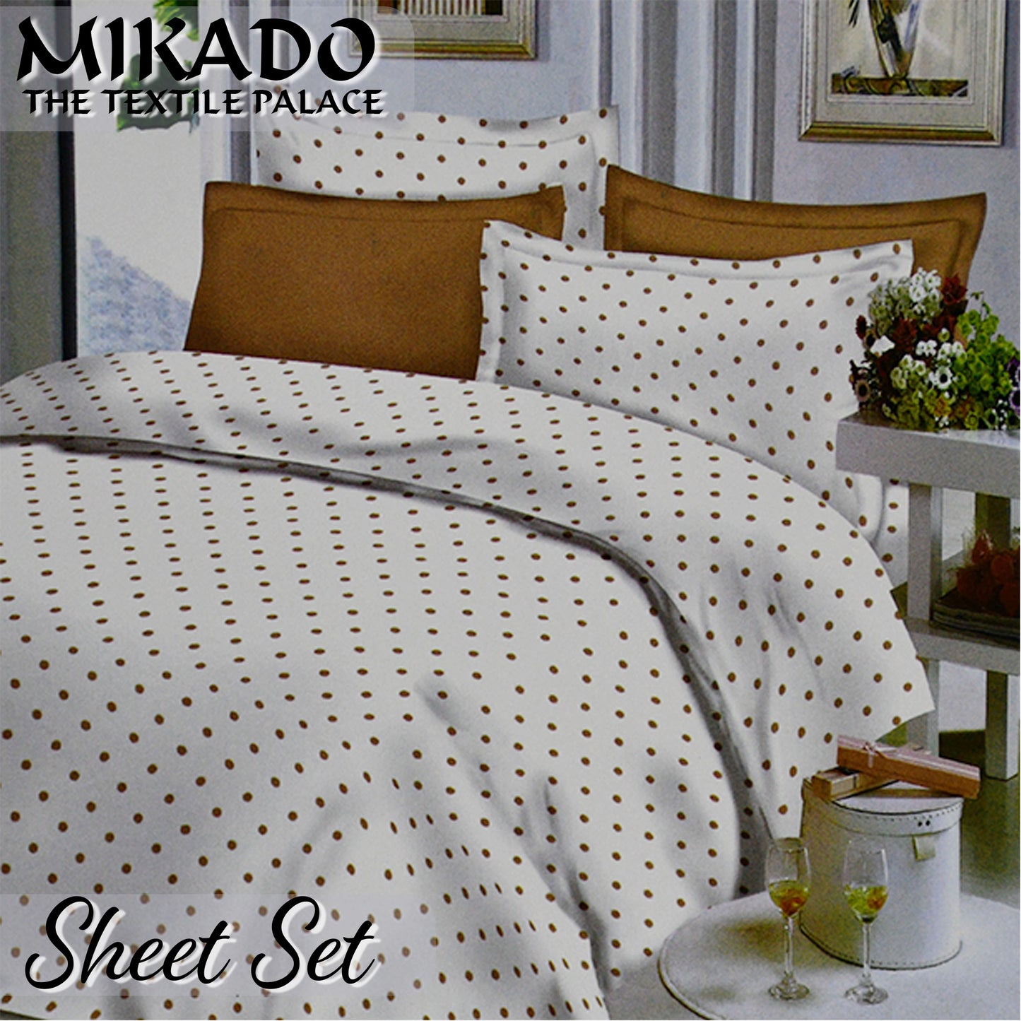 PolkaDot/ Striped Sheet Set