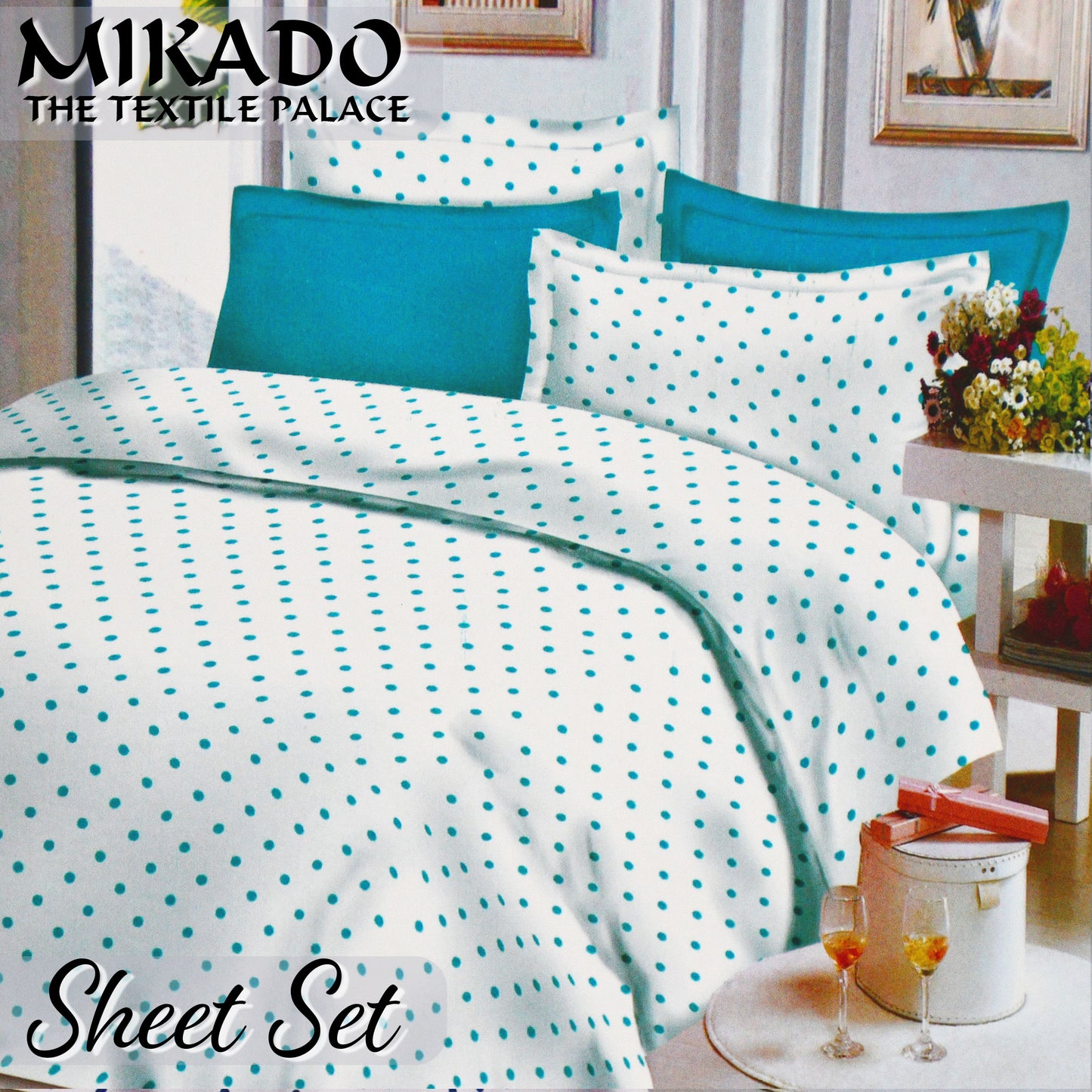 PolkaDot/ Striped Sheet Set