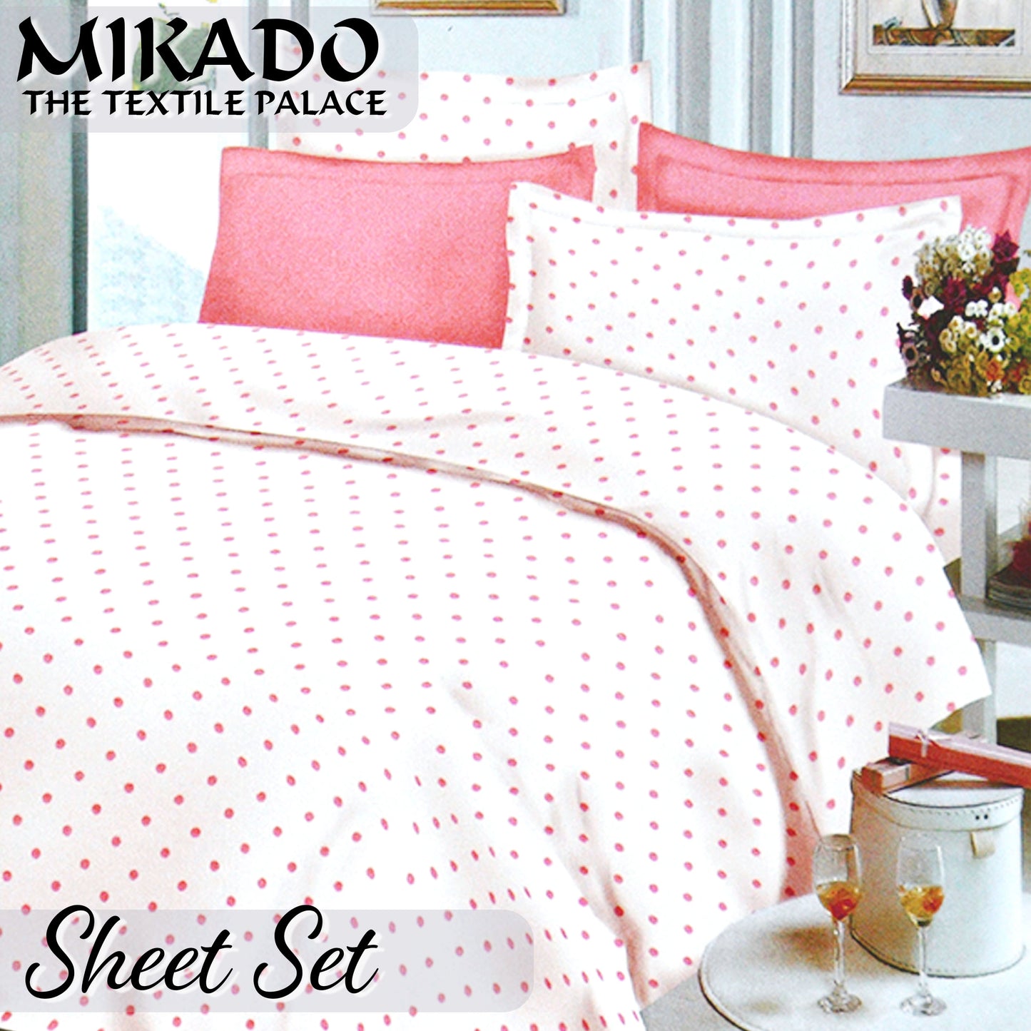 PolkaDot/ Striped Sheet Set