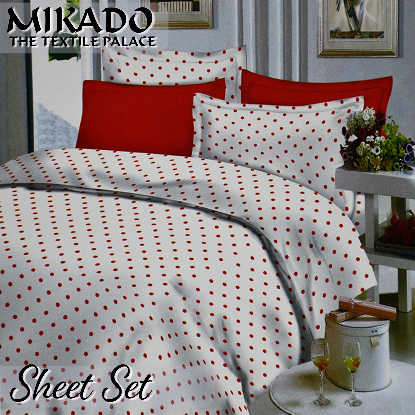 PolkaDot/ Striped Sheet Set