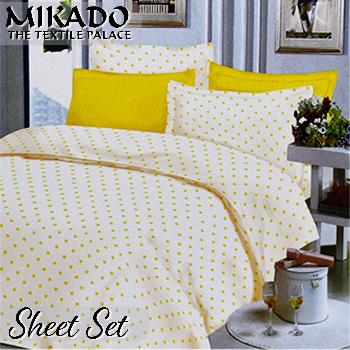 PolkaDot/ Striped Sheet Set