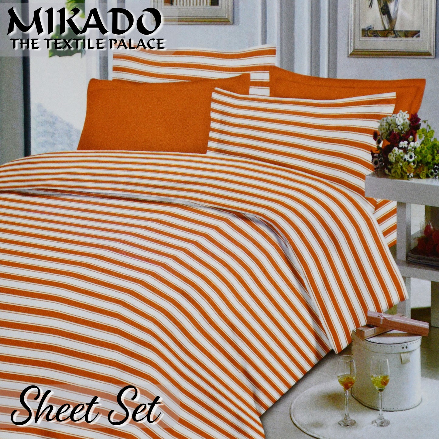 PolkaDot/ Striped Sheet Set