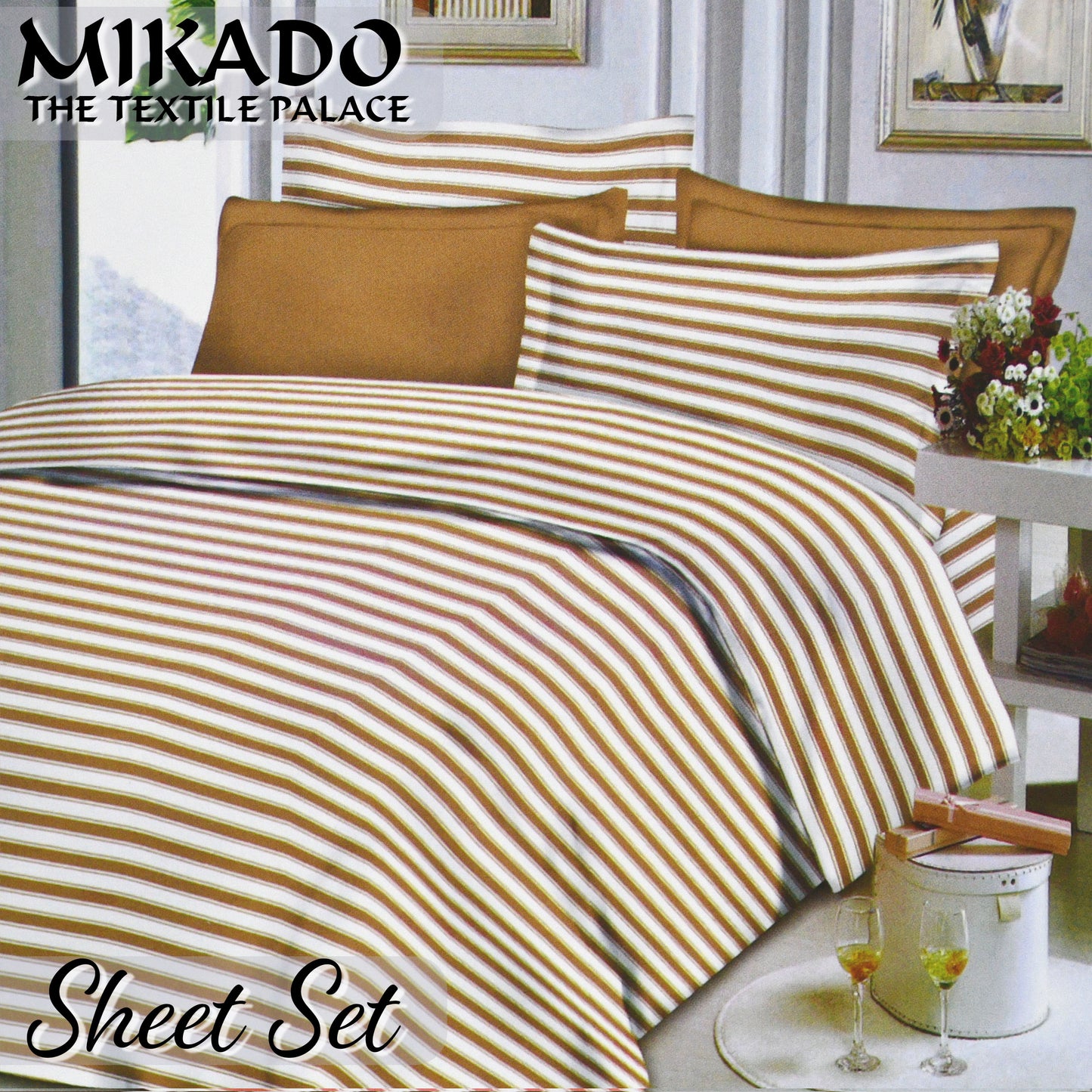 PolkaDot/ Striped Sheet Set