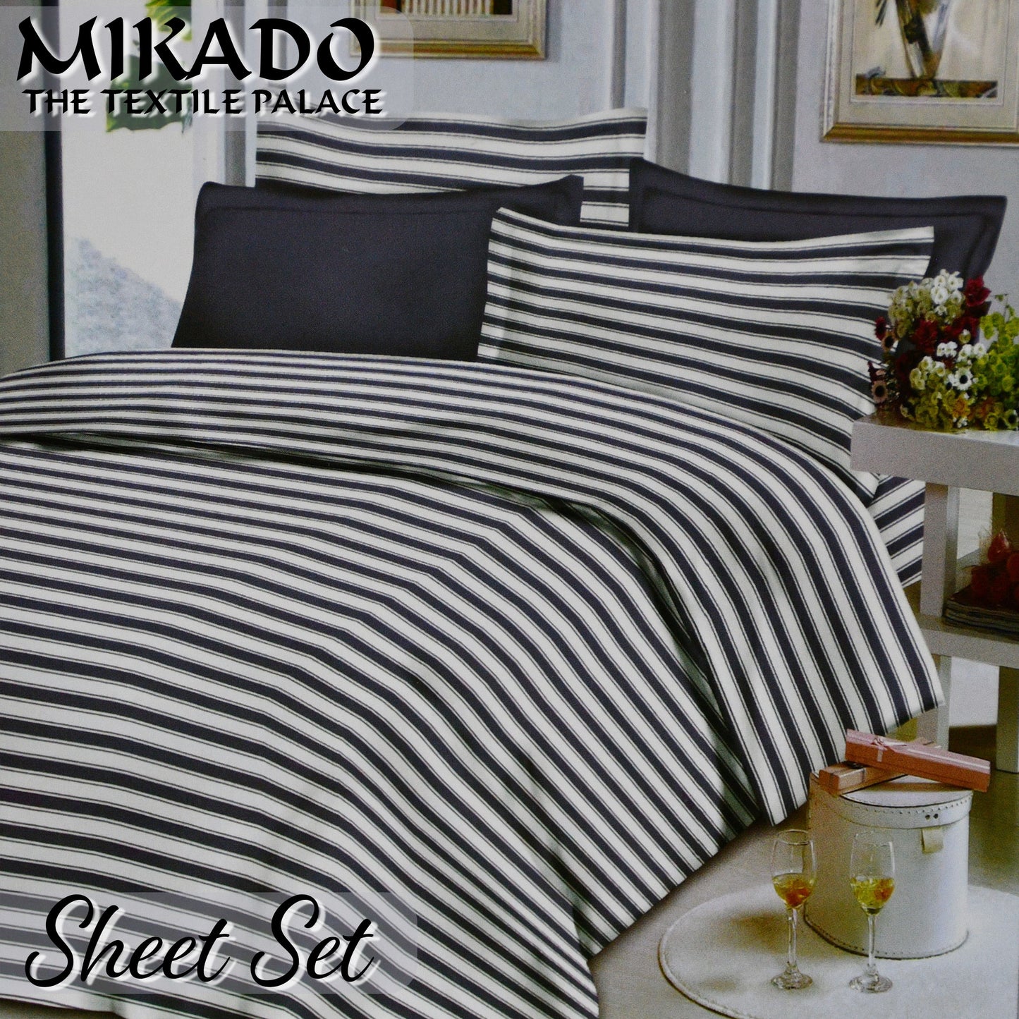 PolkaDot/ Striped Sheet Set