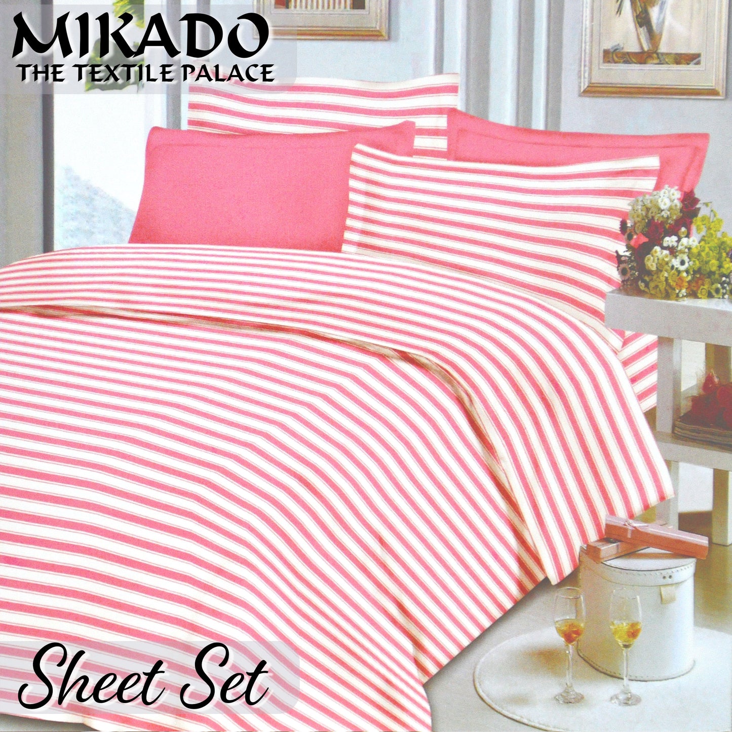 PolkaDot/ Striped Sheet Set