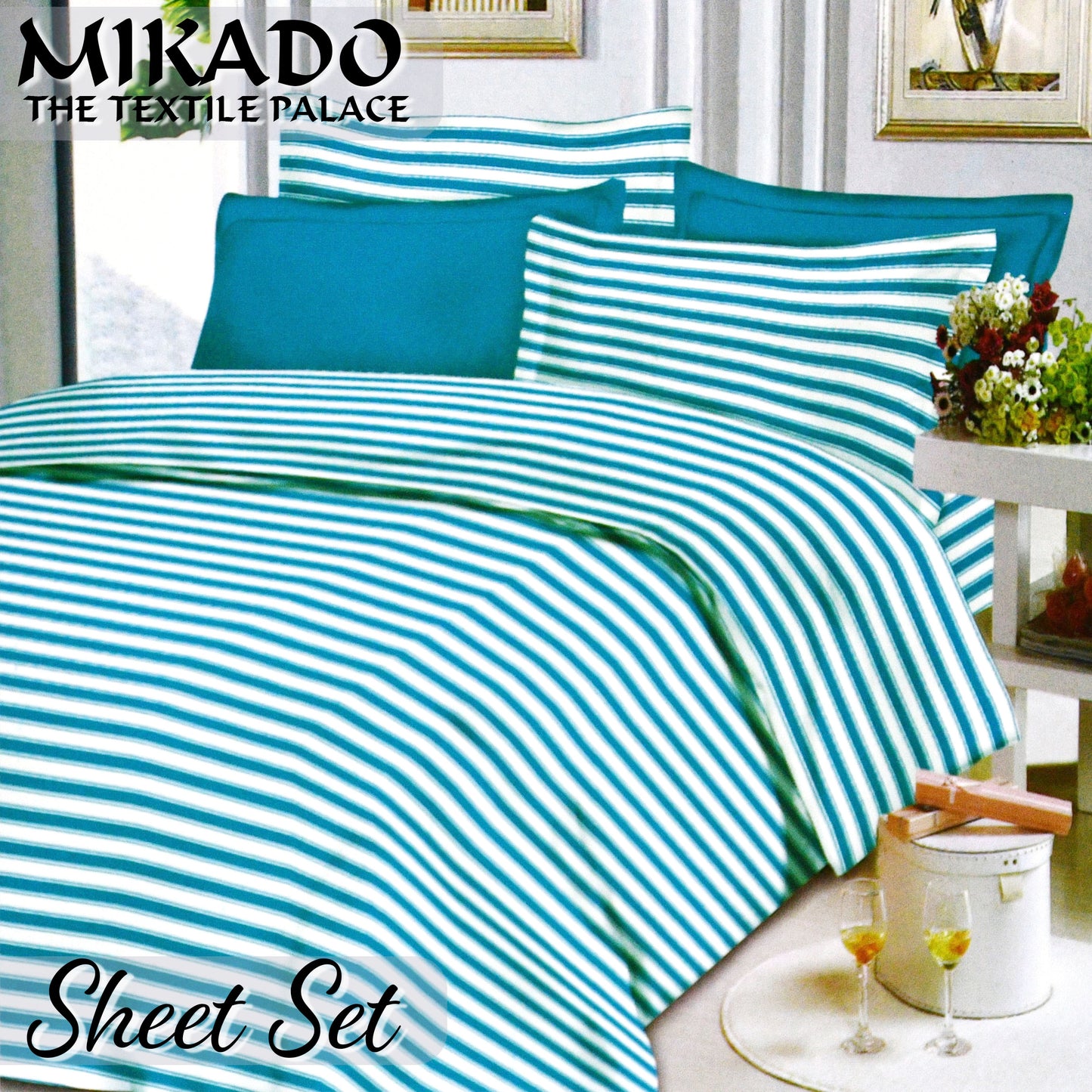 PolkaDot/ Striped Sheet Set