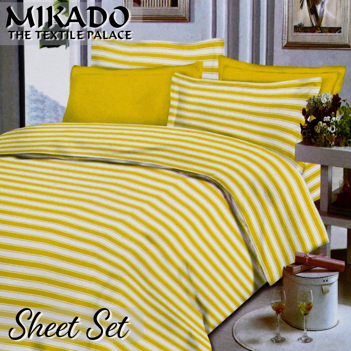 PolkaDot/ Striped Sheet Set