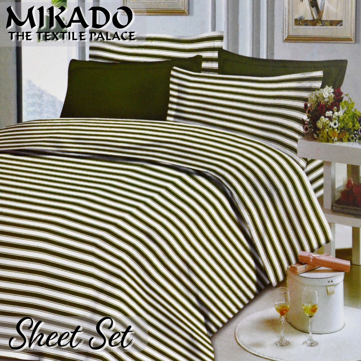 PolkaDot/ Striped Sheet Set