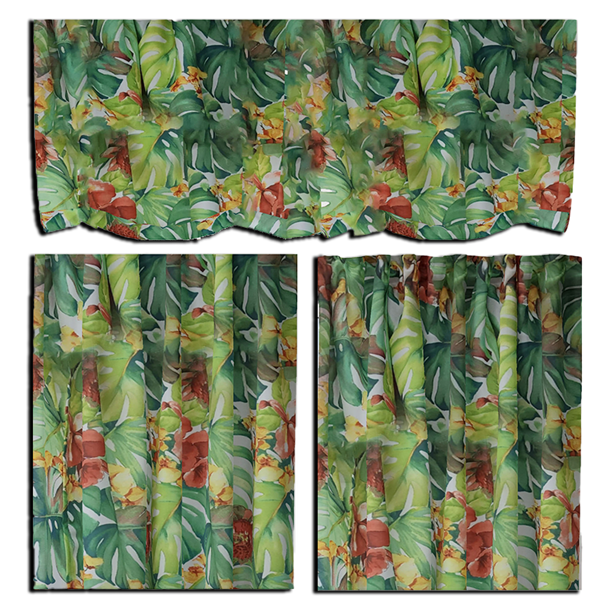 Shelly 100% Cotton Kitchen Curtains