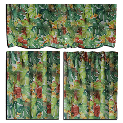 Shelly 100% Cotton Kitchen Curtains