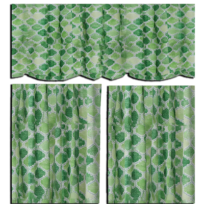 Shelly 100% Cotton Kitchen Curtains