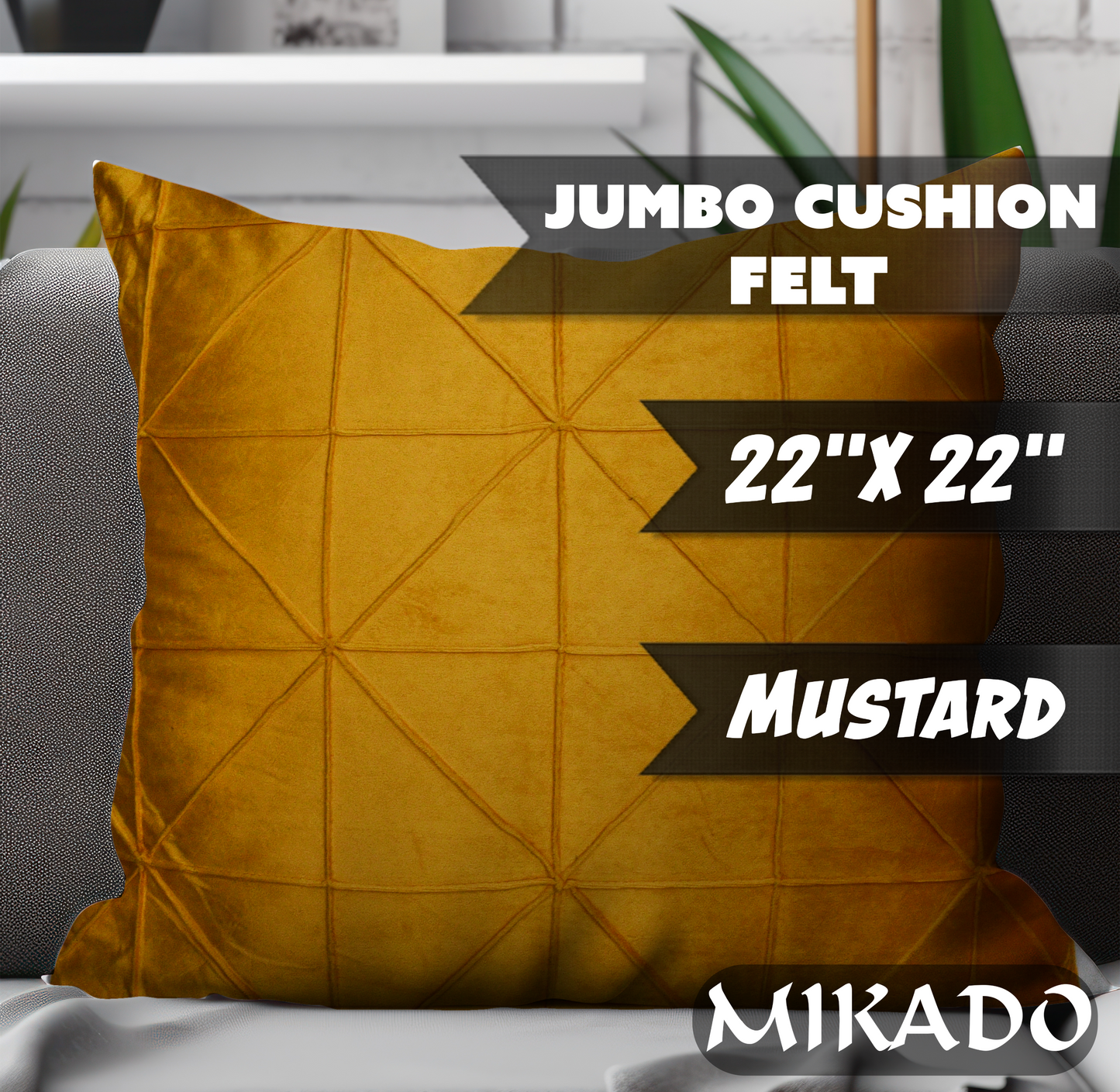 Jumbo Cushion - Felt Edition