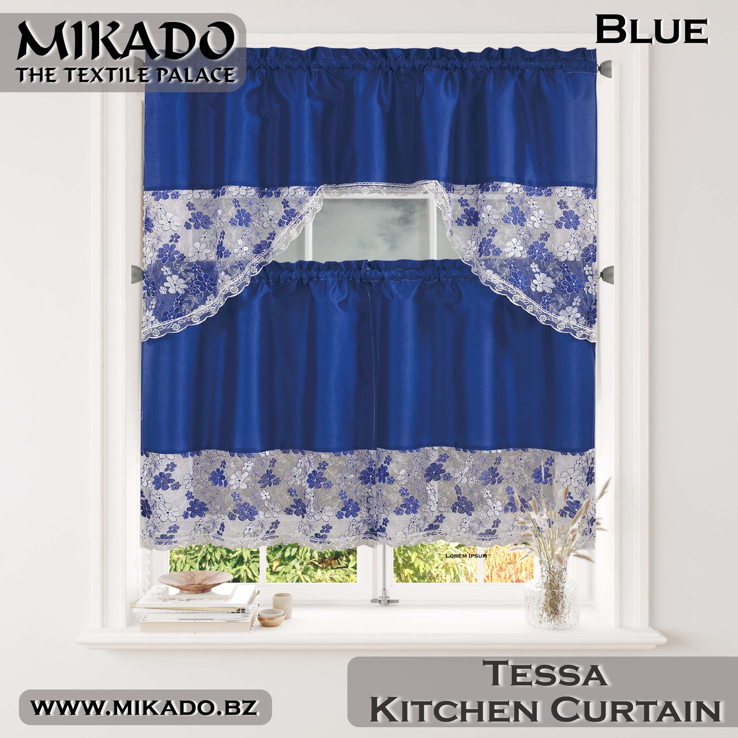 Tessa Kitchen Curtain Set