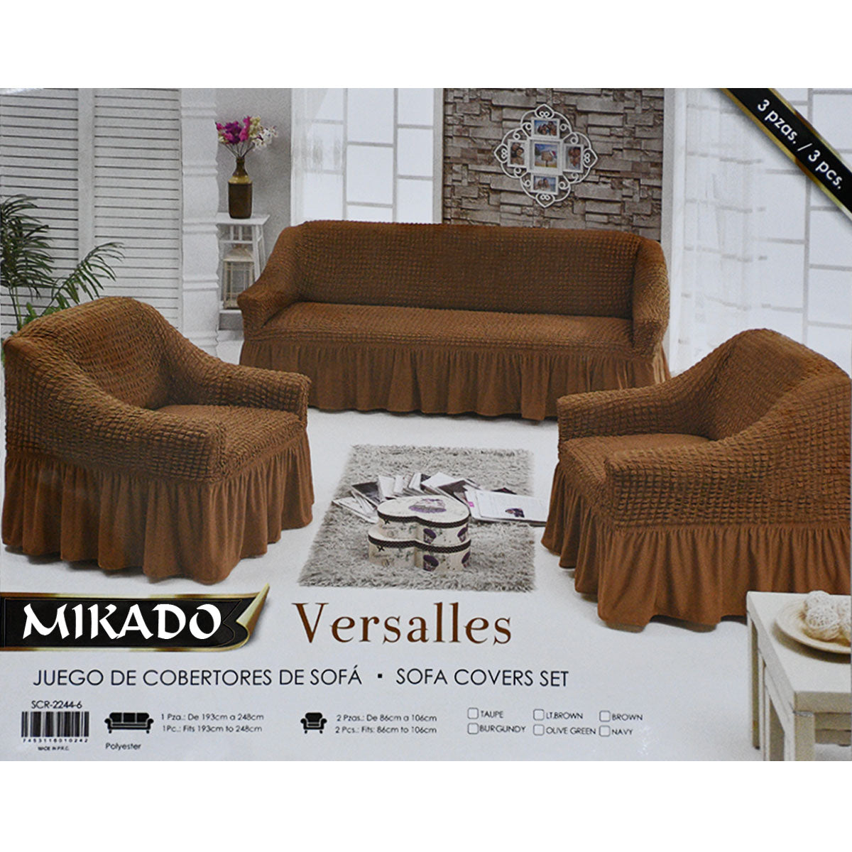 Versalles Sofa Cover Set (3-1-1)