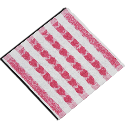 Washcloth - Cotton (Heart Design)