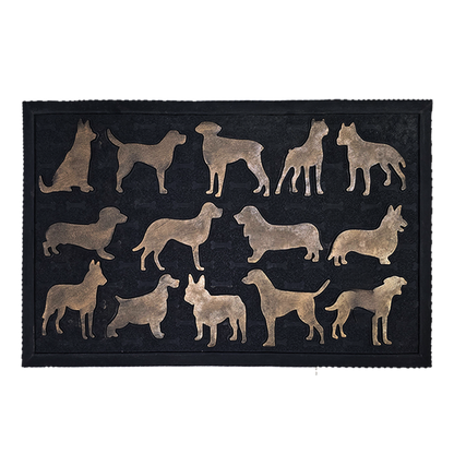 Outdoor Welcome Mat | Metallic Finish | Rubber