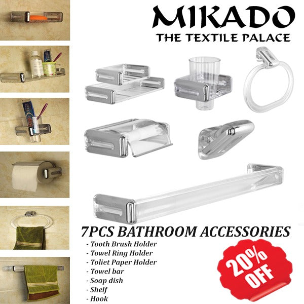 Bathroom Accessory Set (7 piece)