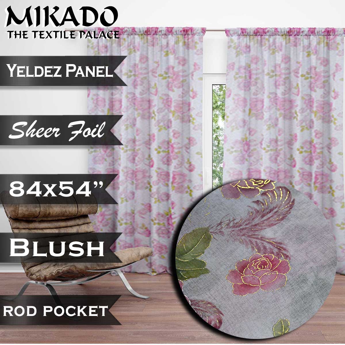 Yeldez Sheer Foil Panel