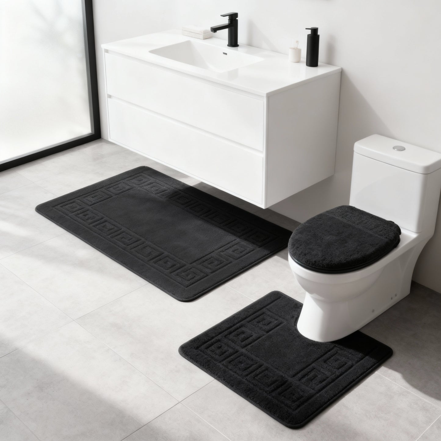 Komfort Bathroom Mats | 3 piece set