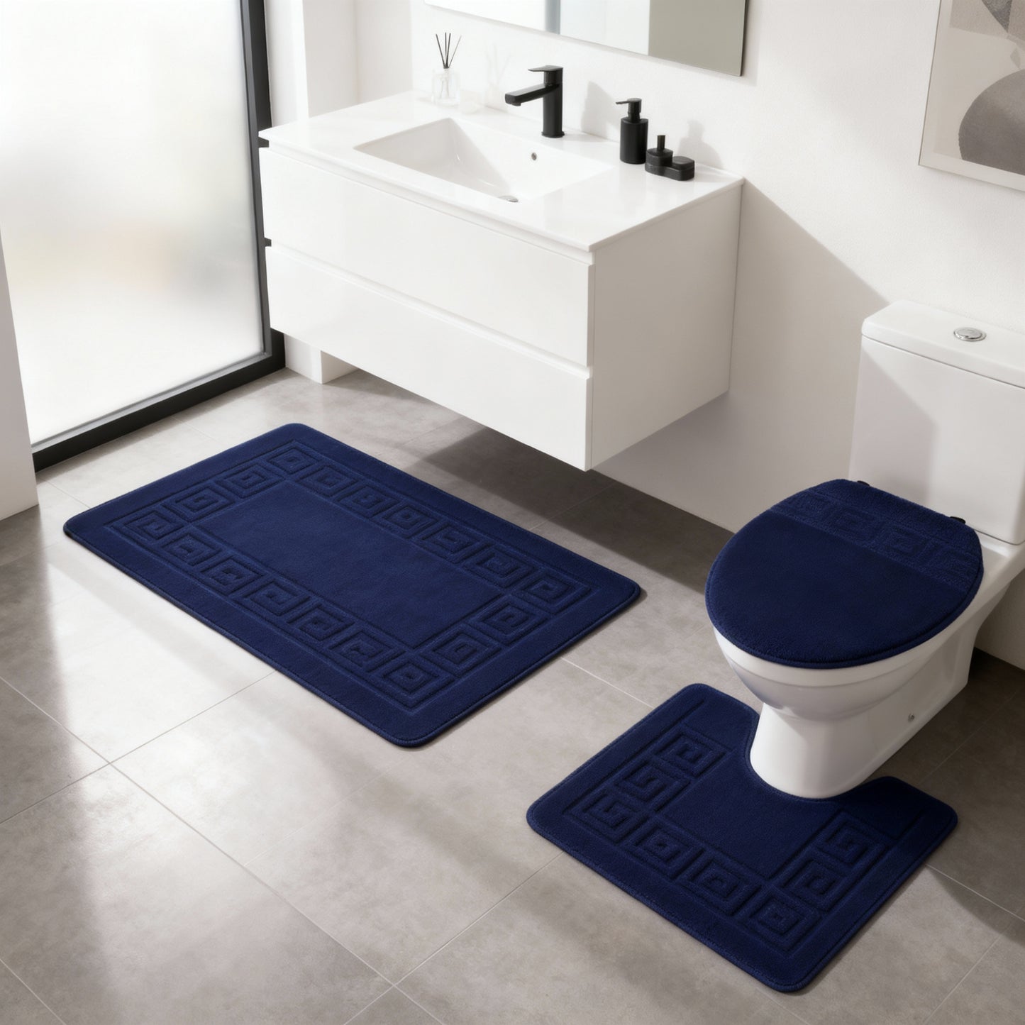Komfort Bathroom Mats | 3 piece set