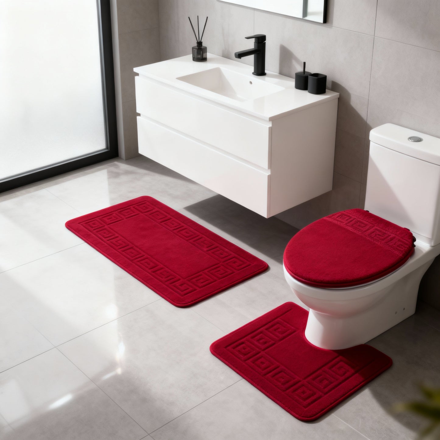 Komfort Bathroom Mats | 3 piece set