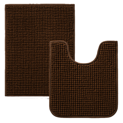 Chenille Bath Mat Set | 2 pieces