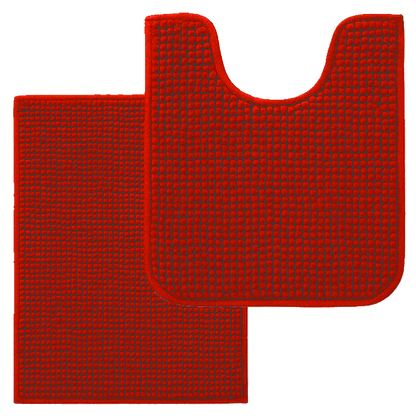 Chenille Bath Mat Set | 2 pieces